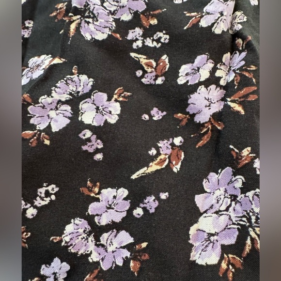 RSQ Floral Open Back Short Dress - BLACK Size XXS - Picture 9 of 11